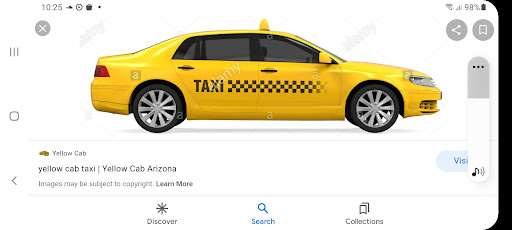 Roseville taxi yellow cab - Thumbnail