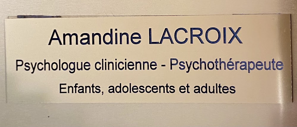 Amandine Lacroix - Psychologue Psychothérapeute