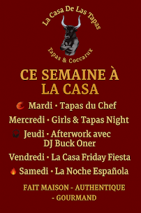 Menu La Casa de Las Tapas - Restaurant Evreux Page 17