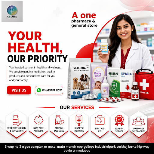 A One Pharmacy & General Store offers a wide range of healthcare products including vertinery med… post image