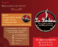 Menu La Berbère Page 7