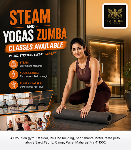 Evolution Fitness offers Steam and yogas Zumba classes, led by certified personal trainers. With… post image