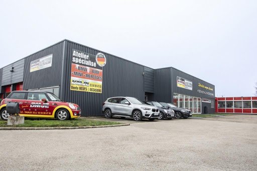 BMJE AUTO DEUTSCHLAND Spécialiste indépendant BMW MINI Mercedes Audi VW Porsche Logo