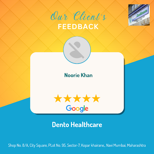 Noorie, a satisfied patient from Navi Mumbai, gives Dento Healthcare a glowing 5-star review! She… post image