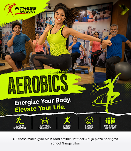 Get fit and healthy with our aerobics classes at Fitness Mania, a top-rated gym near me. Our expe… post image