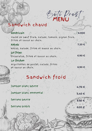 Photo 1 - Beti Prest :vente a emporter: burger, kébab, panini, tacos