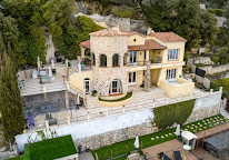 Birds Eye View in La Turbie, France à La Turbie