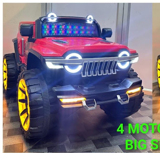 Jumbo jeep 4*4 motor remote control pendrive bluetooth swing option manual driving swing upto 10y…