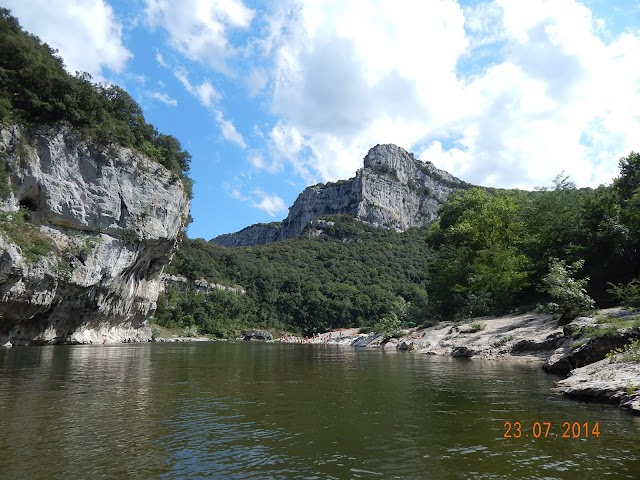 La plage des Templiers