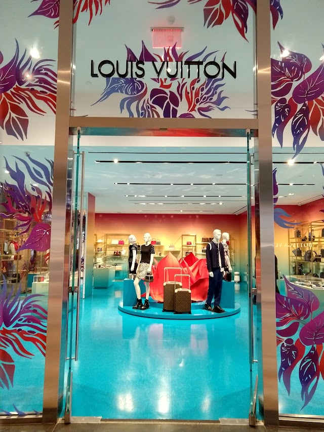 The Louis Vuitton pop-up store in the Brookfield Place mall in New