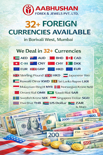 Wide Range of Foreign Currencies Available in Borivali West, Mumbai post image
