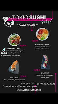 Menu Tokio Sushi - Restaurant Saint-Victoret Page 1