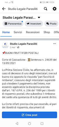 STUDIO LEGALE PARASILITI - Avv. Chiara Parasiliti - Avv. Anna Maria Cristina Parasiliti - Thumbnail