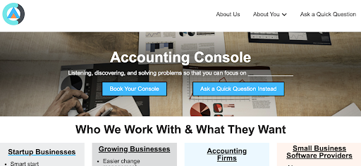 Accounting Console - Visual