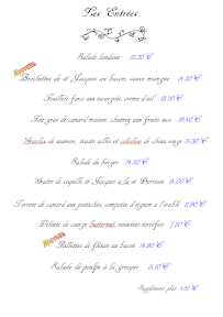 Menu Le Feu de Braise Page 4