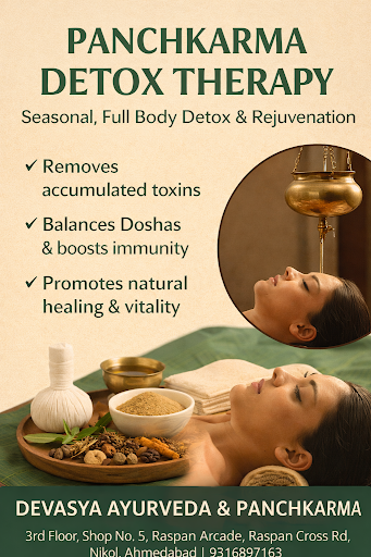 Devasya Ayurveda & Panchkarma, located at Raspan Cross Road, Nikol, Ahmedabad, offers authentic P… post image