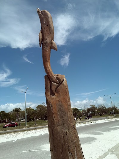 Dolphin, Hurricane Katrina Tree Sculpture