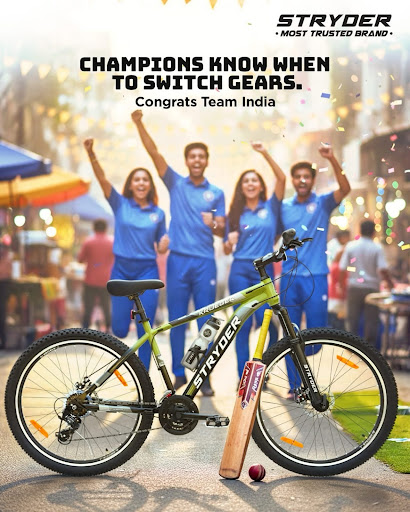 Momentum makes champions. Let Stryder be the ride that drives you forward to new goals. post image