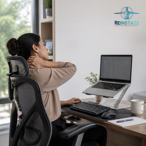 Long hours at a desk can slowly damage your neck, back, and shoulders. At REINSTATE PHYSIOTHERAPY… post image