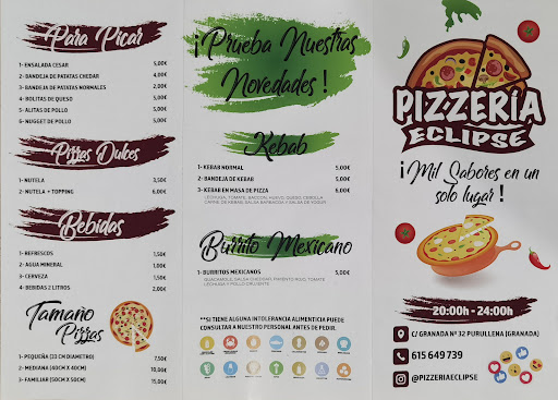 Pizzería Eclipse - Visual