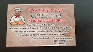 Photo n°13 de Restaurant chez ali à Pipriac (Restaurant turc)