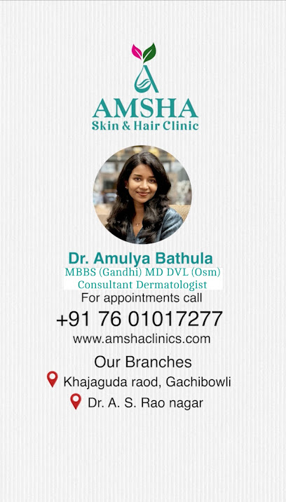 AMSHA Skin & Hair Clinic—Best Dermatology & Aesthetics clinic in Khajaguda