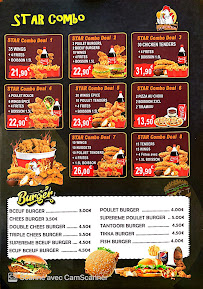 Menu Star Chicken Page 2