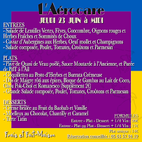 Menu L'Aérogare Page 5