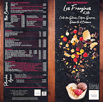 Menu Bar Restaurant Les Frangines & Fils - Valmeinier Page 1