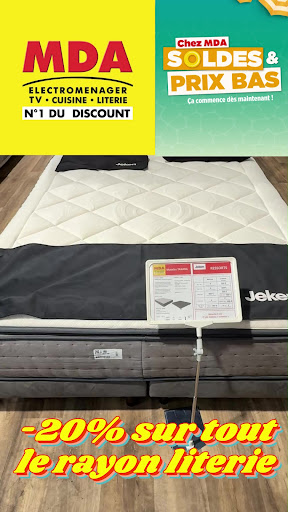 Envie de nuits paisibles et de réveils tout en douceur ? Profitez de notre offre exceptionnelle à Biguglia : -20% sur tout le rayon literie chez MDA ! C’est le moment rêvé pour changer de matelas et créer votre cocon de bien-être à petit prix. Passez nous voir en magasin, notre équipe vous accueille avec le sourire et de précieux conseils !

#mda #bigulia #literie #matelas #sommier #soldes