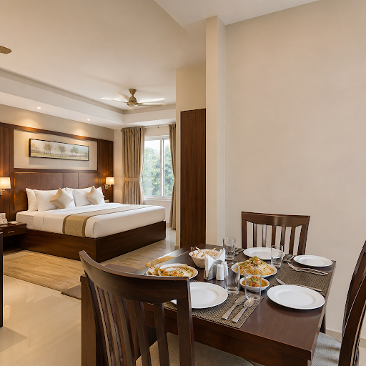 Looking for hotels near me that offer both relaxing rooms and tasty food without stepping outside… post image