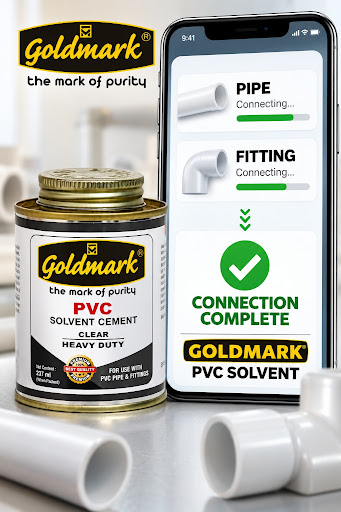 Goldmark PVC Solvent Cement – Pipe aur Fitting, Connection S