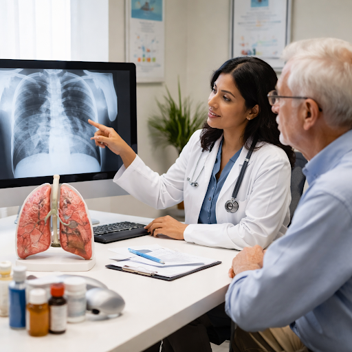 Interstitial lung disease can cause persistent cough, breathlessness, and fatigue that slowly lim… post image