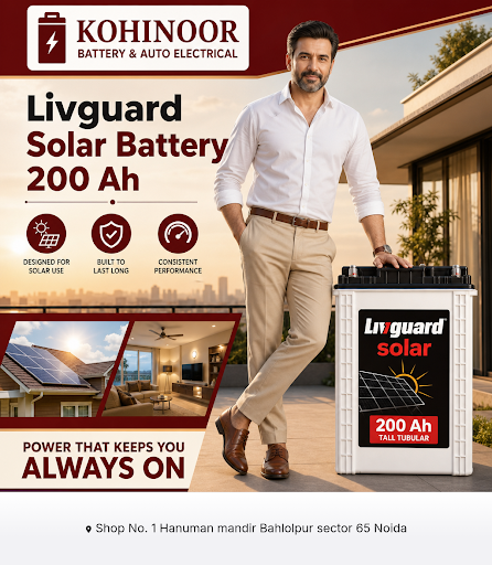 Kohinoor Battery and Auto Electrical offers high-quality Livguard Solar Battery 200 Ah at our bat… post image