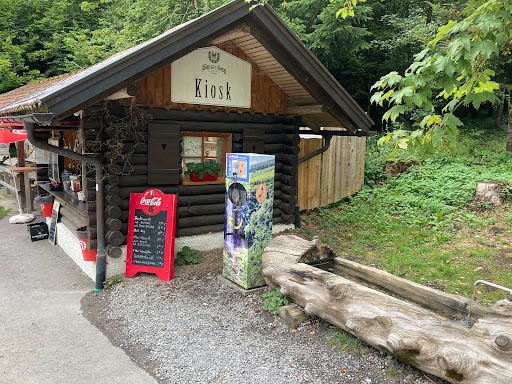 Kiosk an den Scheidegger Wasserfällen