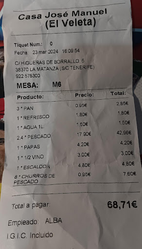 Restaurante Jose Manuel El Veleta - Thumbnail