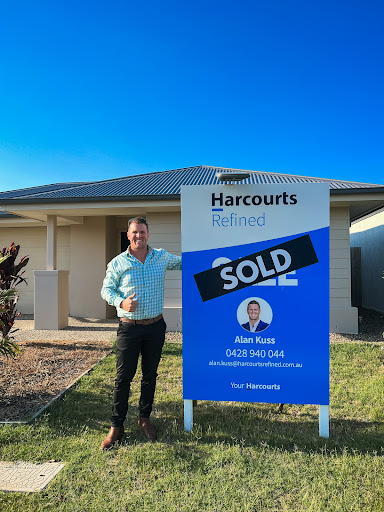 Alan Kuss | Harcourts Refined Logo