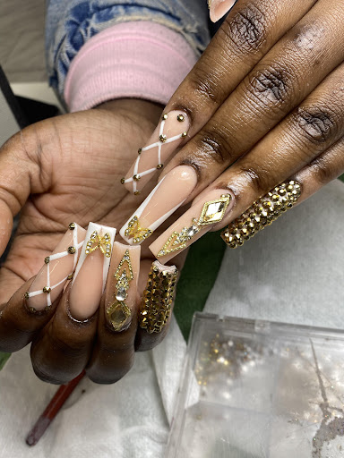 Orange Unisex Nails - Thumbnail