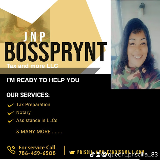 JNP Bossprynt Tax Service and more LLC - Thumbnail