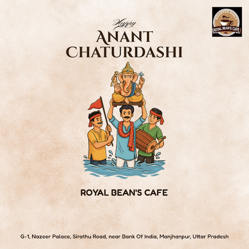 Join us at Royal Bean's Cafe in Manjhanpur to celebrate Happy Ananta Chaturdashi with a delightfu… post image
