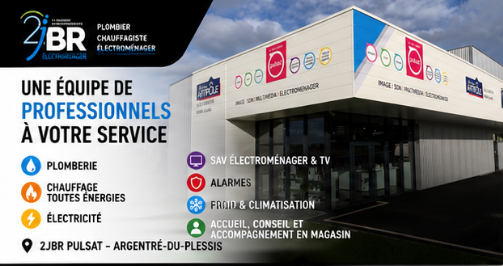 👨‍🔧👩‍💼 Une équipe de professionnels à votre service !

Chez 2JBR Pulsat, chaque membre de l'équipe apporte son savoir-faire pour répondre à vos besoins du quotidien :

🔧 Plomberie
🔥 Chauffage toutes énergies
⚡ Électricité
🛠️ Dépannage & SAV
🧺 Électroménager
🚨 Alarmes
❄️ Froid & climatisation
🏪 Accueil, conseil et accompagnement en magasin

Que ce soit pour une installation, un entretien, un dépannage ou un simple conseil, nous sommes à vos côtés avec réactivité et professionnalisme.

🙏 Merci à nos clients pour leur confiance.

2JBR Pulsat, votre partenaire de proximité à Argentré-du-Plessis.

#2JBRPulsat #ArtisanLocal #Plomberie #Chauffage #Electricite #Electromenager #Frigoriste #Alarme #SAV #Conseil #CommerceDeProximite #ArgentreDuPlessis #ServiceLocal #EquipeProfessionnelle #ToutesEnergies
