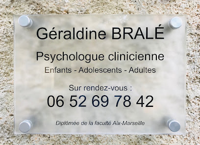 Géraldine Bralé Psychologue Aix