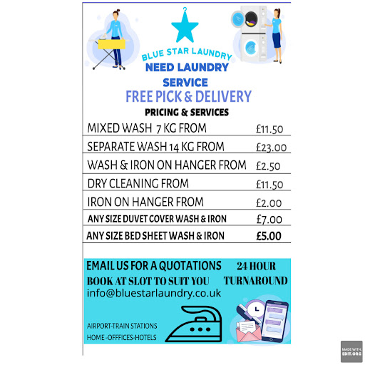 Blue star laundry - Thumbnail