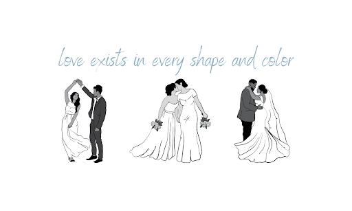 pure white bridal store