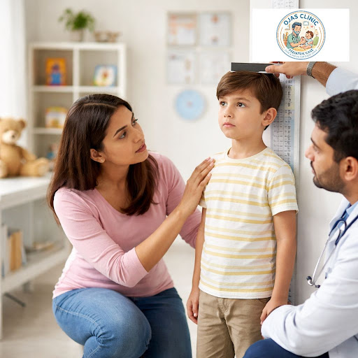 Is your child shorter than classmates or growing slower than expected? At Ojas clinic in Shambhu… post image