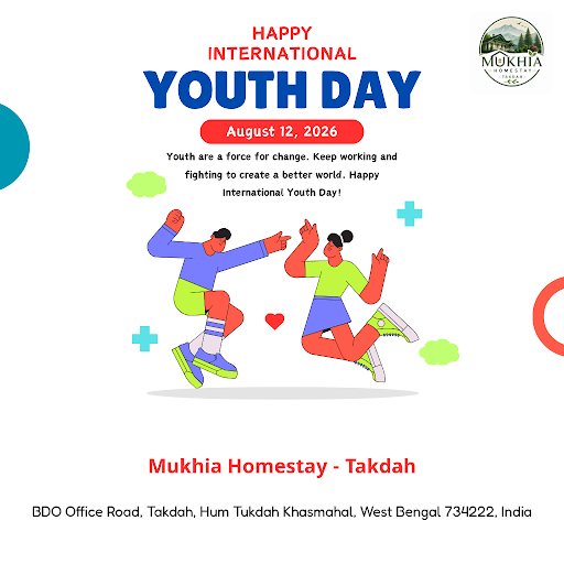Celebrate International Youth Day at Mukhia Homestay, a state guest house that guides young explo… post image