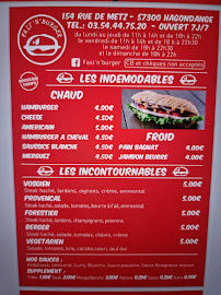 Menu Fast 'N' Burger Page 2