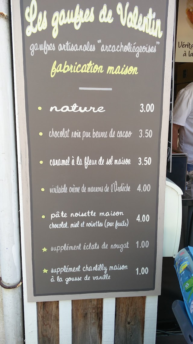 Les gaufres de Valentin