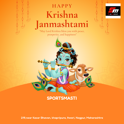 Wish you a Happy Janmashtami from SPORTSMASTI, Nagpur! May the spirit of the festival bring joy a… post image