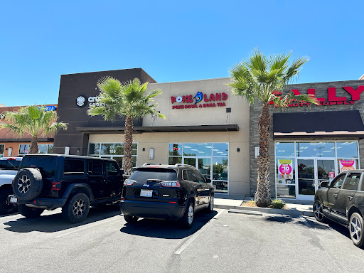 Poke Land & Boba Tea Logo
